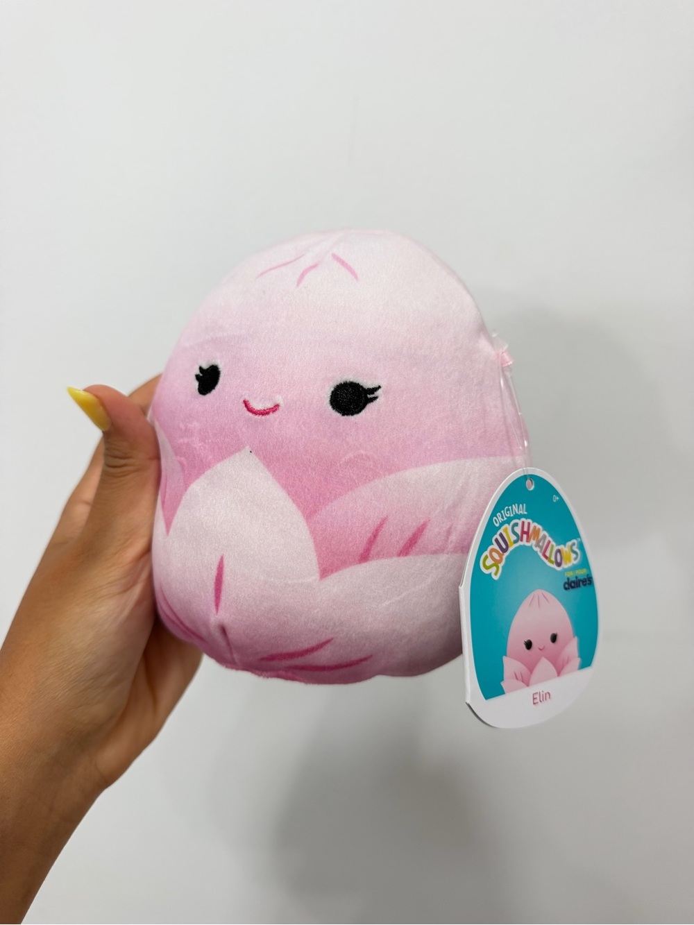 Squishmallows Pink Floral Bird Plush - Elin new